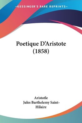 Poetique D'Aristote (1858)