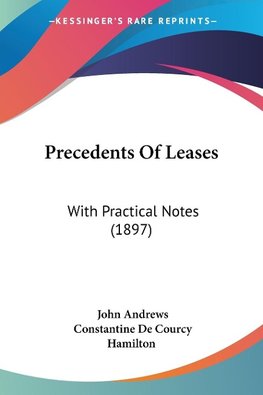 Precedents Of Leases