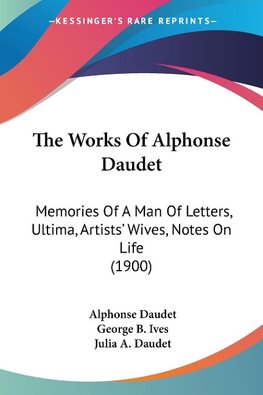 The Works Of Alphonse Daudet