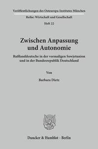 Zwischen Anpassung und Autonomie.