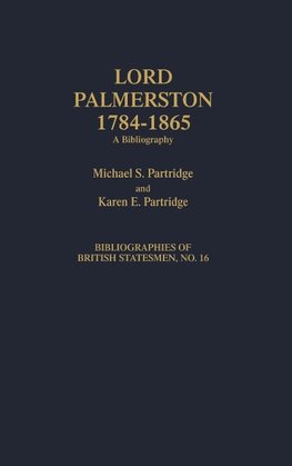 Lord Palmerston, 1784-1865