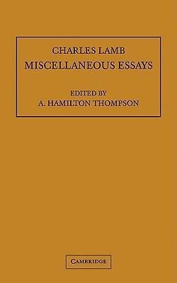 Miscellaneous Essays