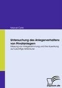 Untersuchung des Anlegerverhaltens von Privatanlegern