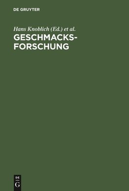 Geschmacksforschung