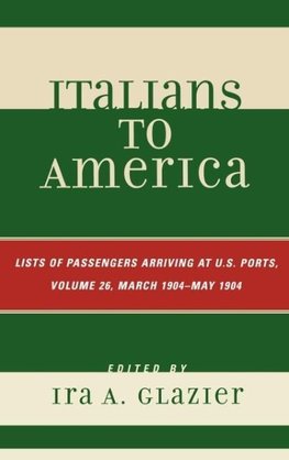 Italians to America, Volume 26