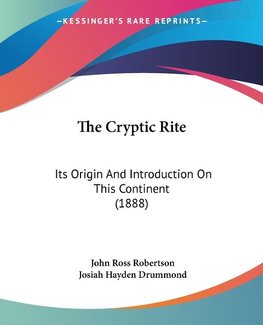 The Cryptic Rite