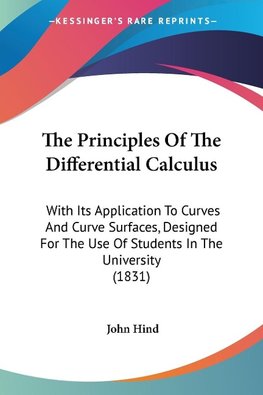 The Principles Of The Differential Calculus