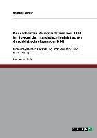 Der sächsische Bauernaufstand von 1790 im Spiegel der marxistisch-leninistischen Geschichtsschreibung der DDR