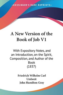 A New Version of the Book of Job V1