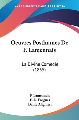 Oeuvres Posthumes De F. Lamennais