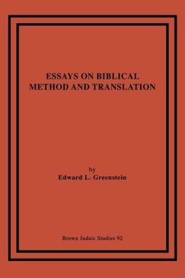 Essays on Biblical Method and Translation