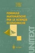 Luderer, B: Formule matematiche per le scienze economiche