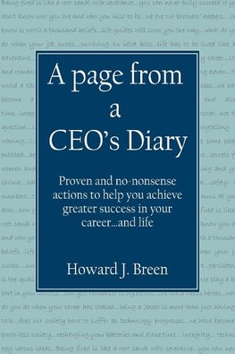 A page from a CEO's Diary