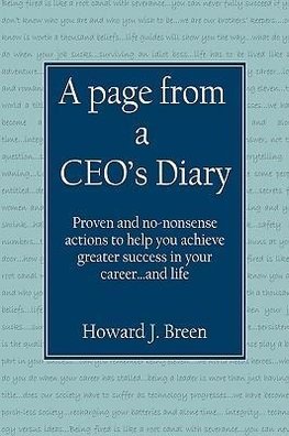 A page from a CEO's Diary