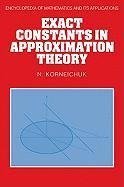 Exact Constants in Approximation Theory