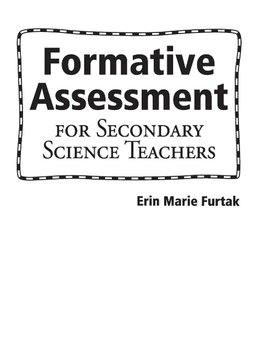 Formative Assessment for Secondary Science Teachers