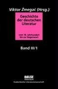 Geschichte der deutschen Literatur Band III/1