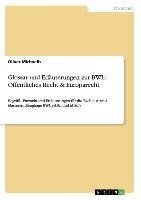 Glossar und Erläuterungen zur BWL: Öffentliches Recht & Europarecht