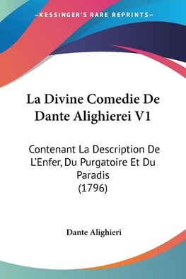 La Divine Comedie De Dante Alighierei V1