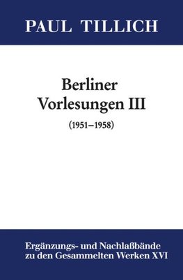 Gesammelte Werke. Ergänzungs- und Nachlaßbände, Band 16, III. (1951-1958)