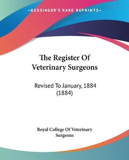 The Register Of Veterinary Surgeons