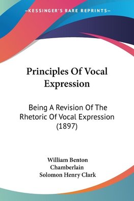 Principles Of Vocal Expression