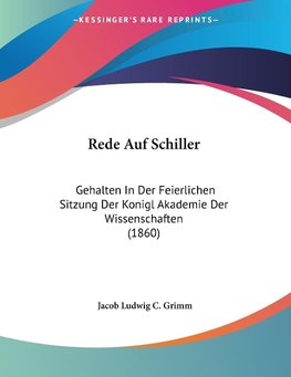 Rede Auf Schiller