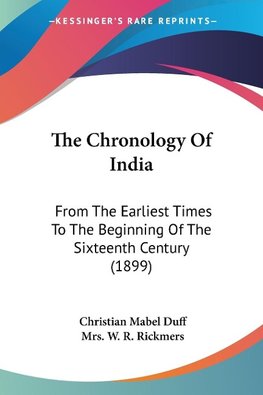 The Chronology Of India