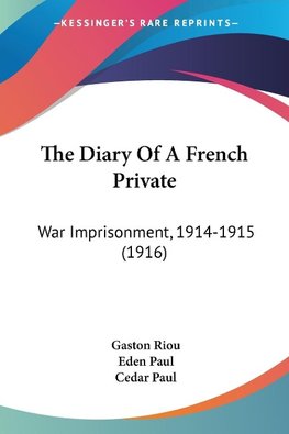 The Diary Of A French Private