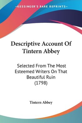 Descriptive Account Of Tintern Abbey