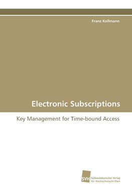 Electronic Subscriptions