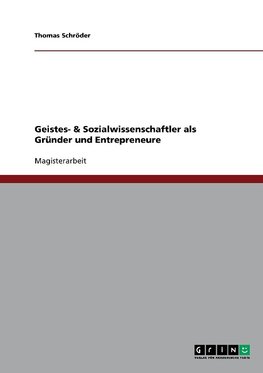 Geistes- & Sozialwissenschaftler als Gründer und Entrepreneure