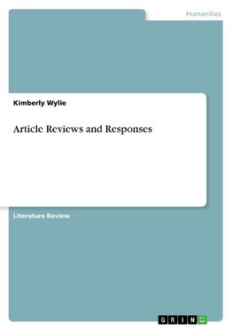 Article Reviews and Responses