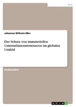 Der Schutz von immateriellen Unternehmensressourcen im globalen Umfeld