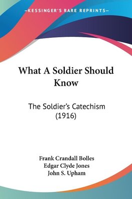 What A Soldier Should Know