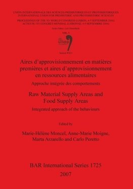 Aires d'approvisionnement en matières premières et aires d'approvisionnement en ressources alimentaires/Raw Material Supply Areas and Food Supply Area