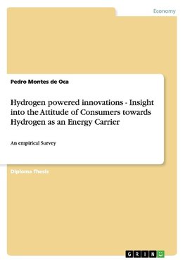 Hydrogen powered innovations - Insight into the Attitude of Consumers towards Hydrogen as an Energy Carrier