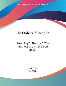 The Order Of Complin