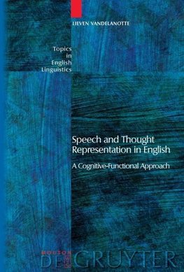 Speech and Thought Representation in English