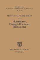 Romanitas - Filología Románica - Romanística