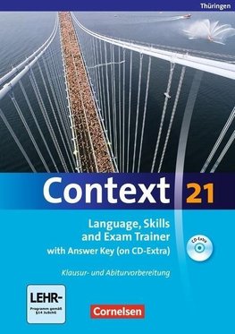 Context 21. Workbook mit Lösungsschlüssel und CD-ROM. Thüringen