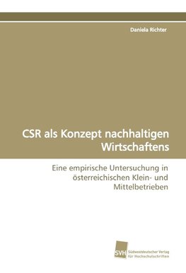 CSR als Konzept nachhaltigen Wirtschaftens