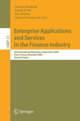 Enterprise Applications and Services in the Finance Industry