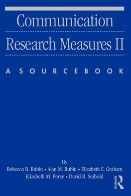 Communication Research Measures II