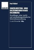 Einzelkosten- und Deckungsbeitragsrechnung