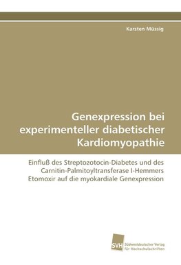 Genexpression bei experimenteller diabetischer Kardiomyopathie