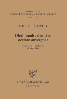 Dictionnaire d'ancien occitan auvergnat