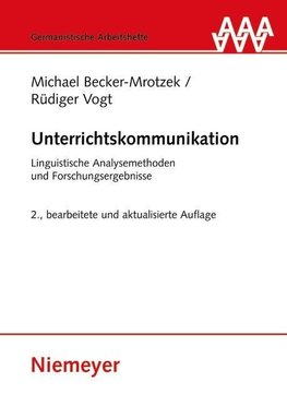 Becker-Mrotzek, M: Unterrichtskommunikation