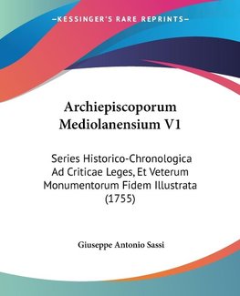 Archiepiscoporum Mediolanensium V1