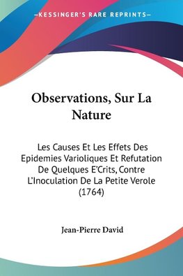 Observations, Sur La Nature